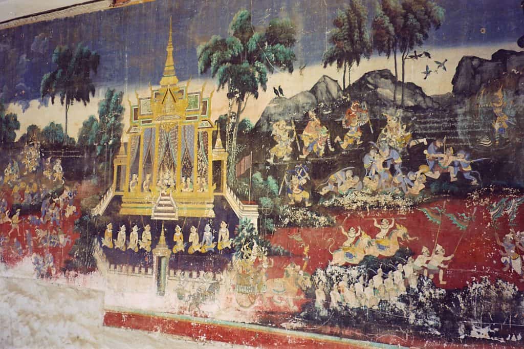 mural painting Phnom Penh