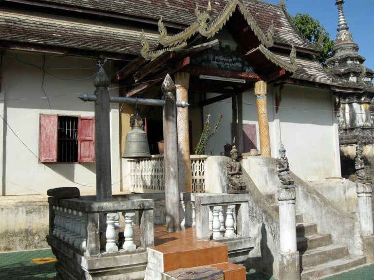 entrance of temple in San Patong