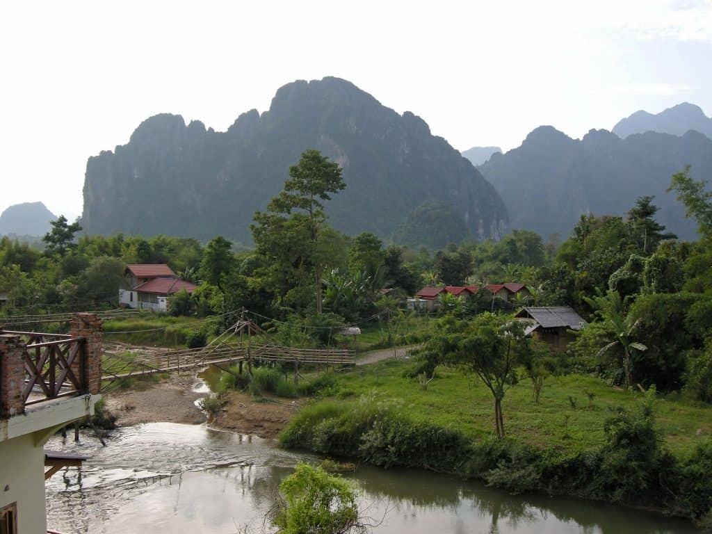 Vang Vieng beautiful countryside