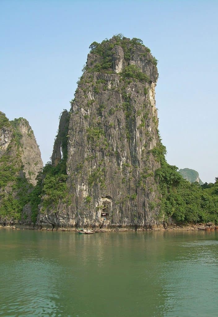 limestone karst cliff
