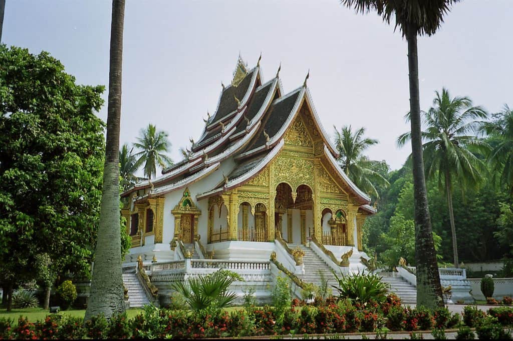 Wat Haw Pha Bang temple at Luang Prabang