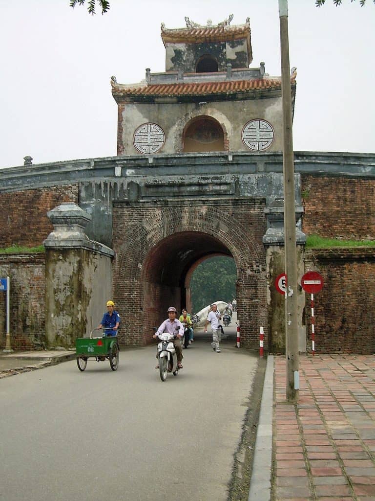 entrance gate of Imperial Nguyen City in Hue