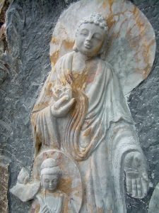 Buddha sculpture at Marble Mountains in Da Nang