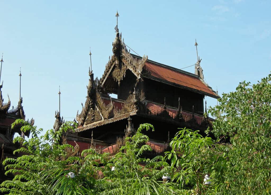Golden Palace Monastery in Mandalay