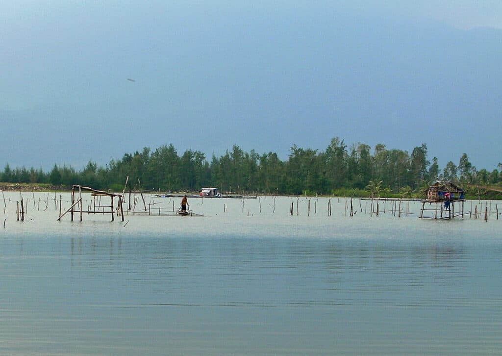 fishermen at Cao Lao Beach