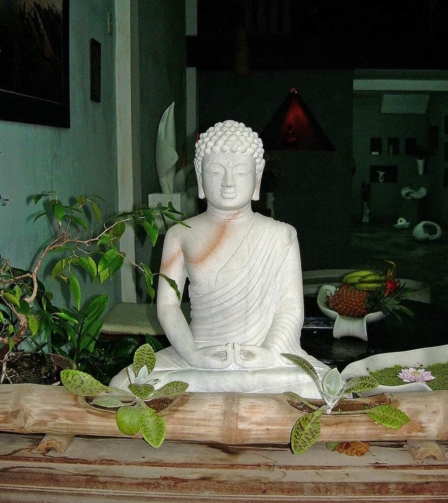 marble Buddha statue at Museum of Folklore in Hoi An