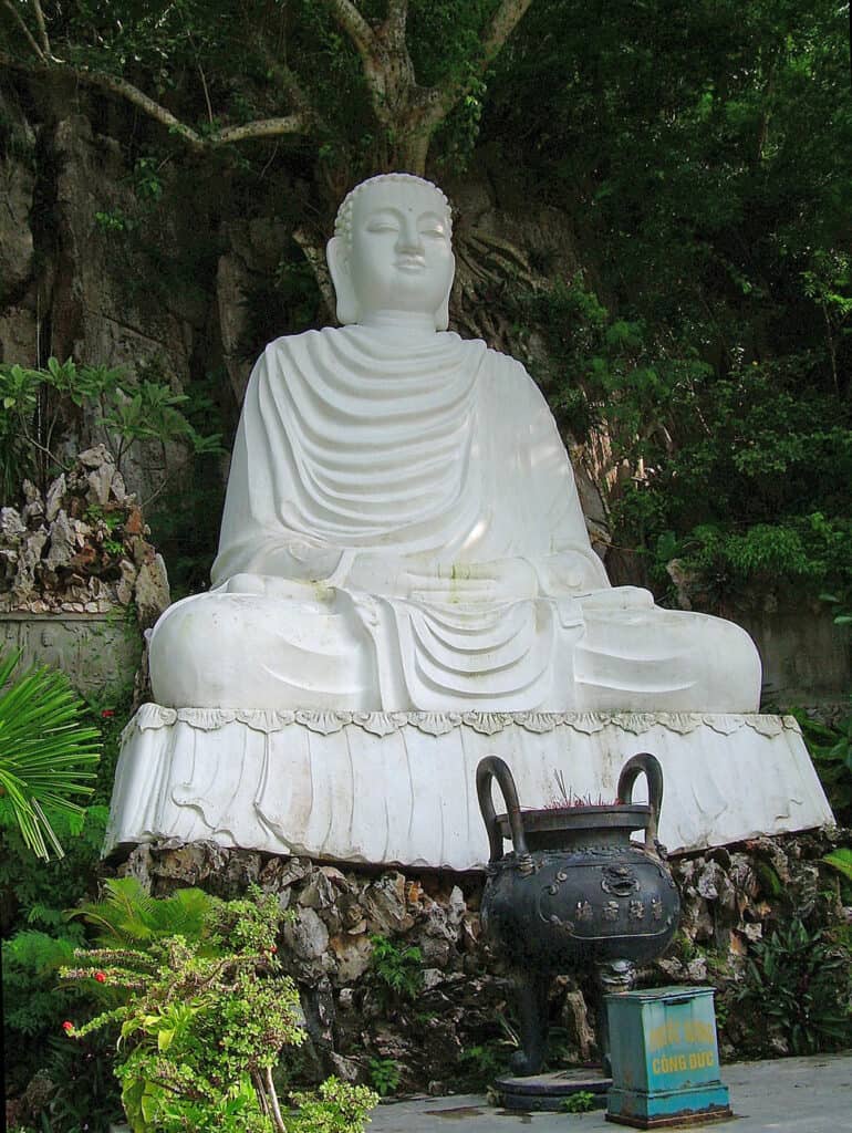 marble Buddha sculpture in Da Nang