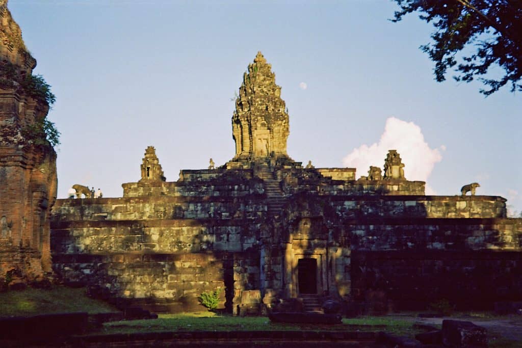 Bakong pagoda as part of Roluos group near Angkor