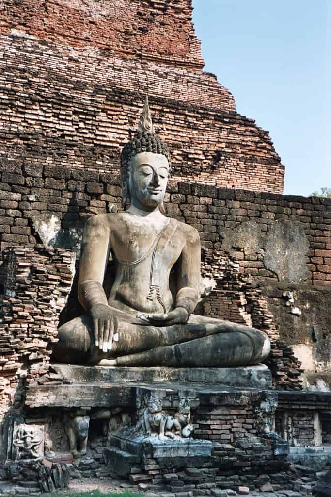 Sukhothai north side Buddha image