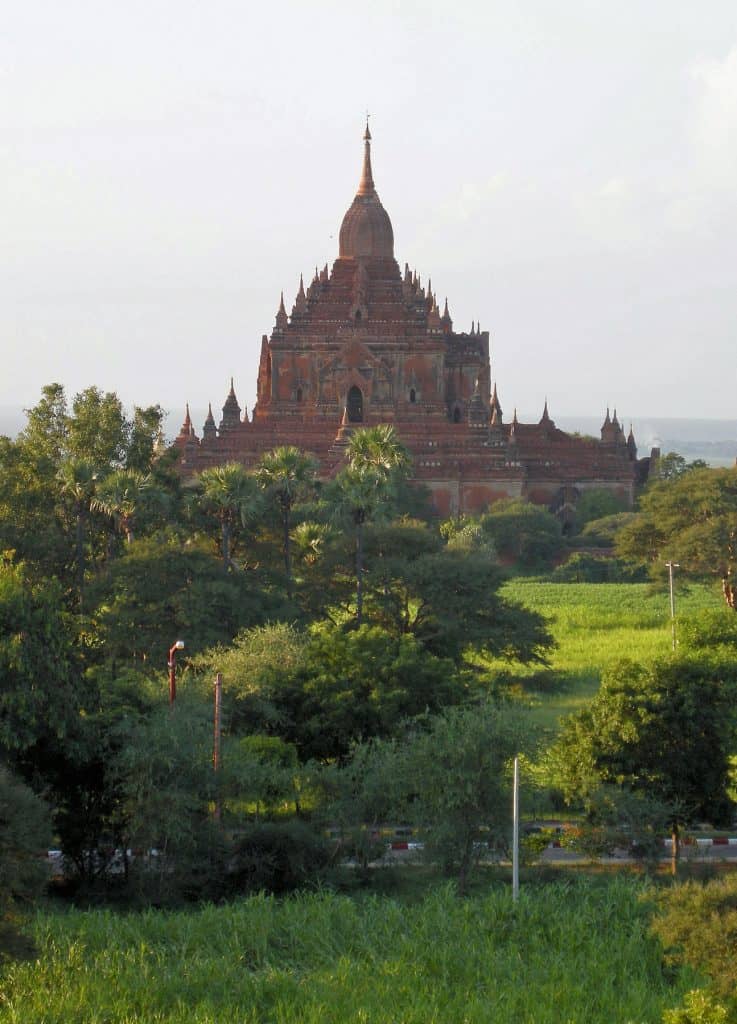 temple in Old Bagan after rainy season