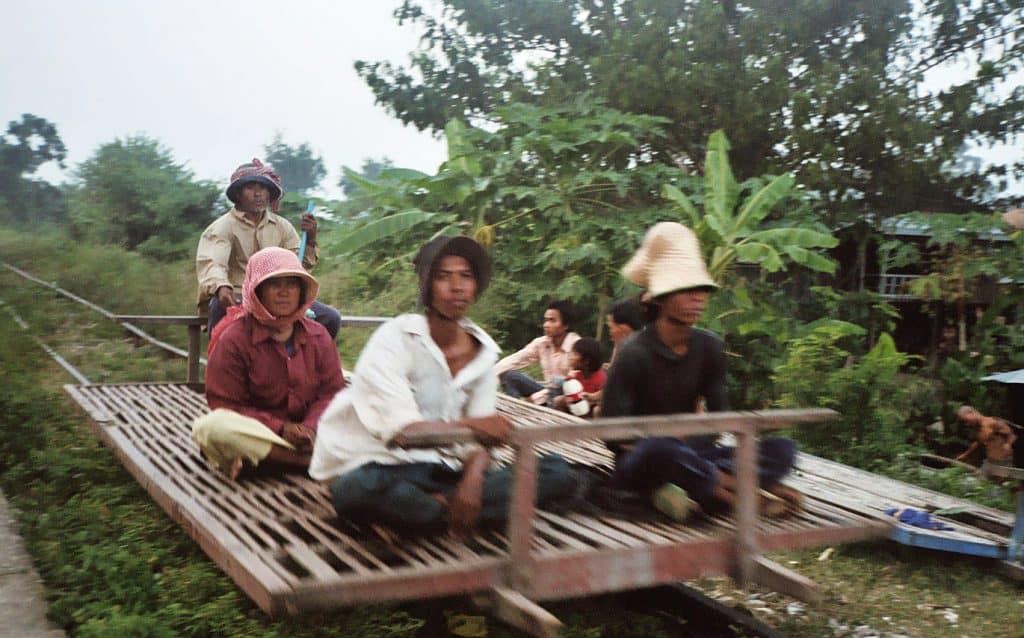 bamboo train to Battambang