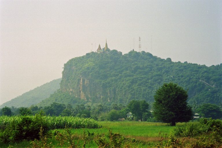 temple hill in countryside near the Killing Caves