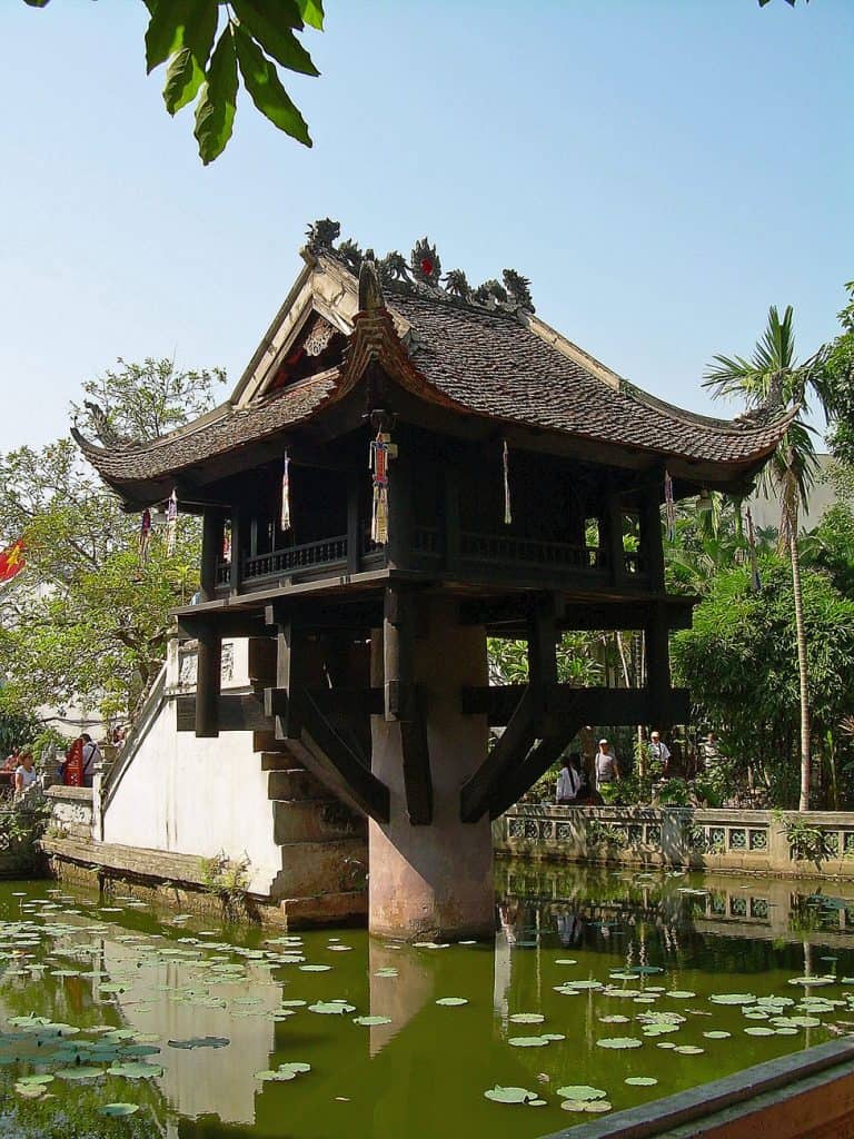 Old Pillar Pagoda in Hanoi