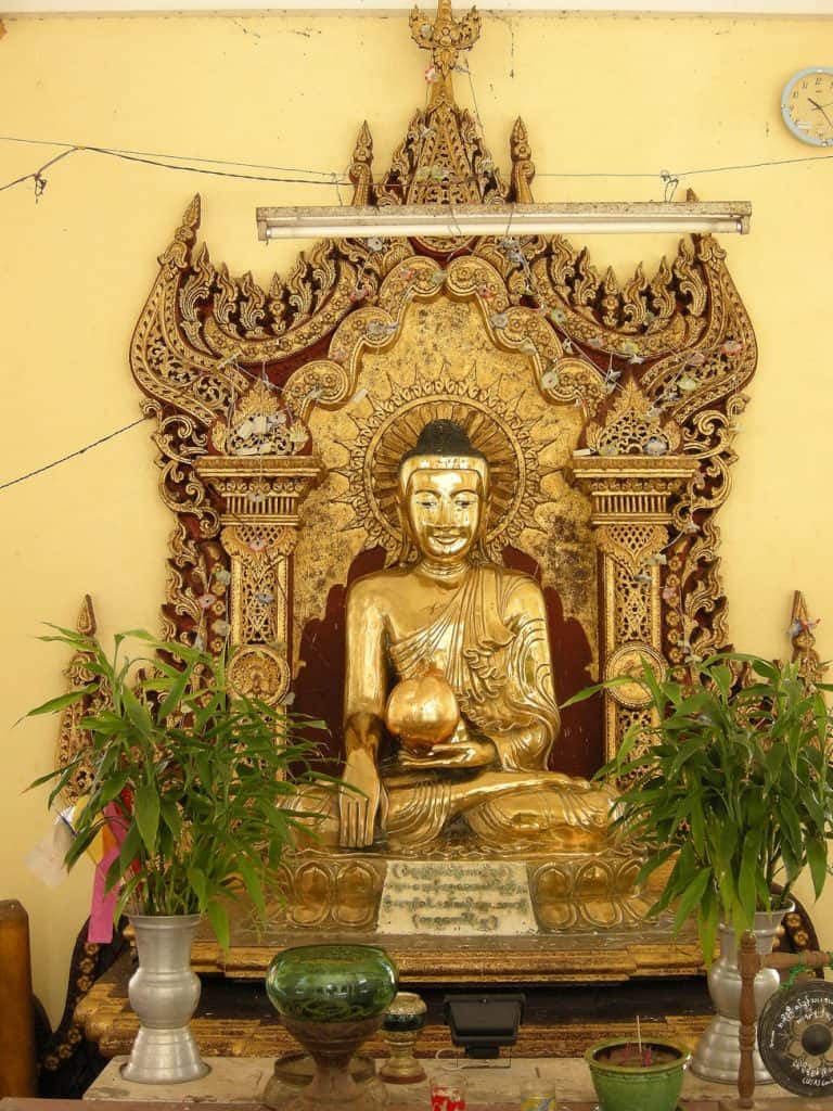 golden Buddha statue Bago