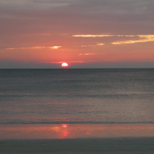 Ngwe Saung red sky sunset