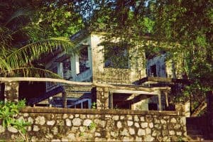 one of the deserted villas of Kep