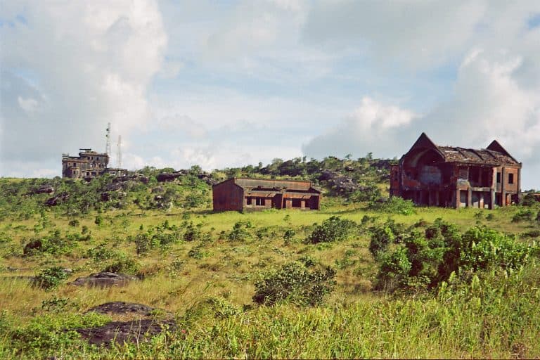 desolated Bokor hill station
