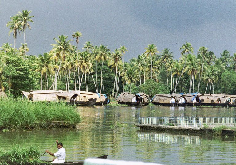 backwaters on the west coast of Kerala