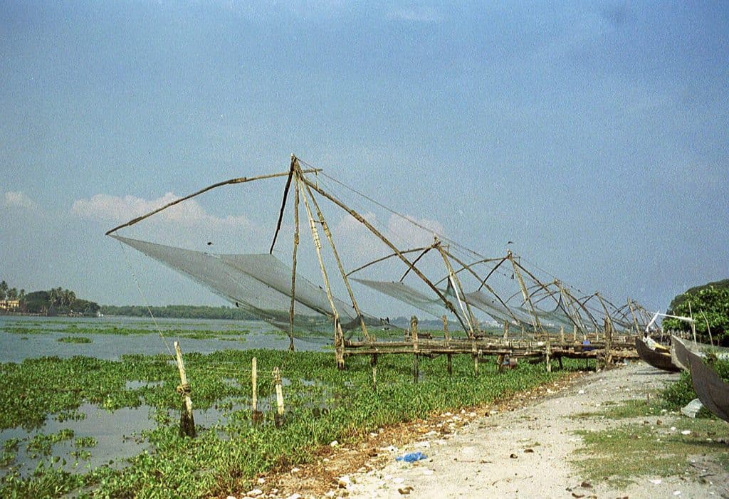 Fort Cochin Chinese fishing nets