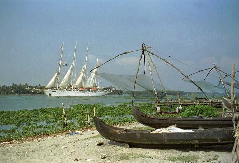 sailing ship in Kochi