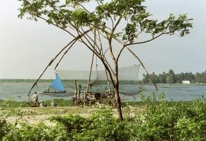 chill out by the sea near Chinese fishing nets